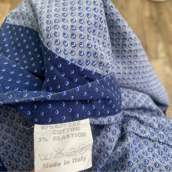 MC Laurent Button Up Shirt Made in Italy - Picture 6 of 8